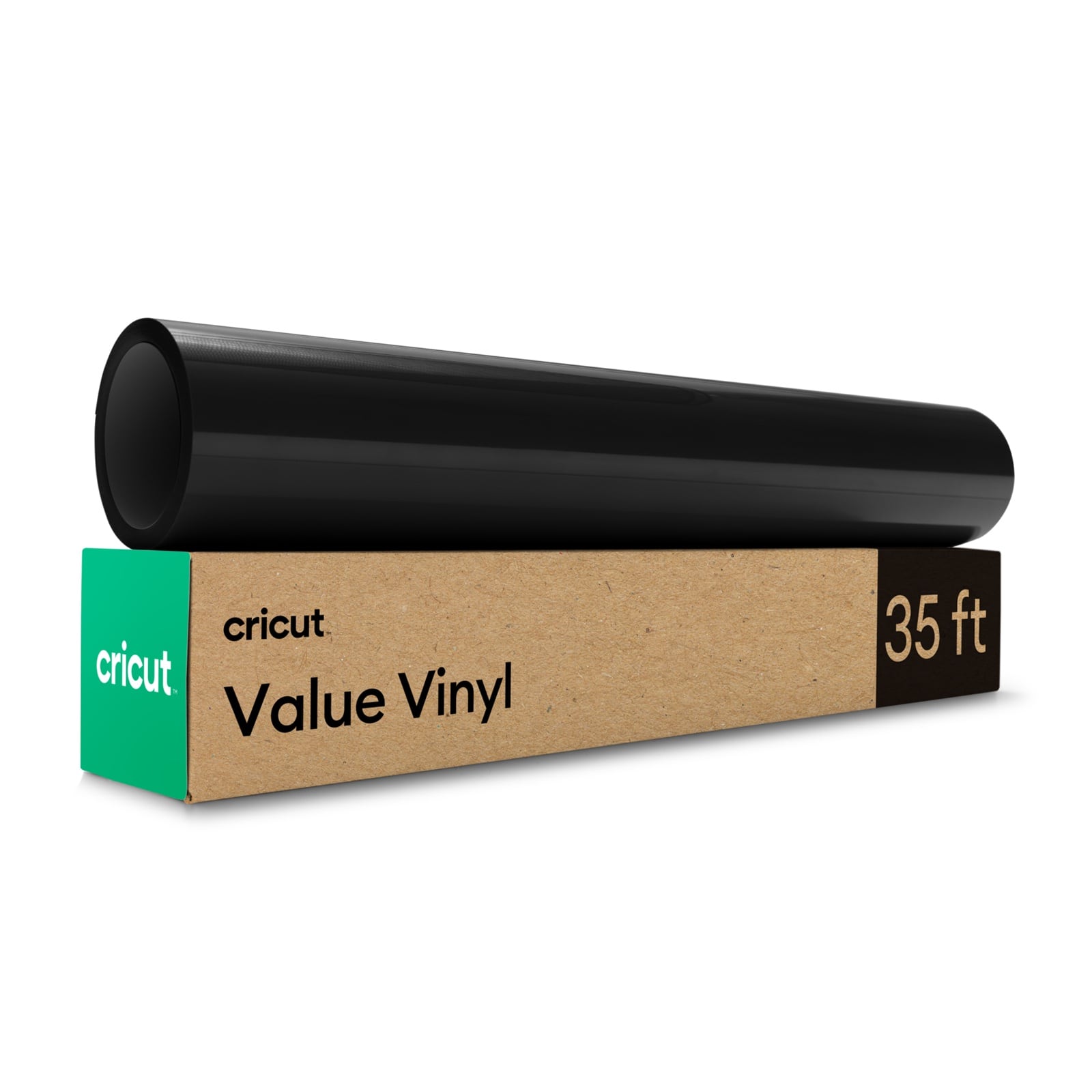 Cricut - Permanent Matte Value Vinyl - 12 in x 35 ft - Black