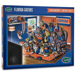 YouTheFan - Florida Gators Purebred Fans 18'' x 24'' A Real Nailbiter 500-Piece Puzzle - Multicolor