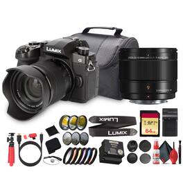 Panasonic - Lumix G97 Camera + 12–60mm Lens | 20MP, 4K, Stabilized Kit - Bundle