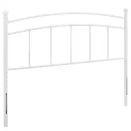 Abigail Metal Twin Headboard by Modway - White