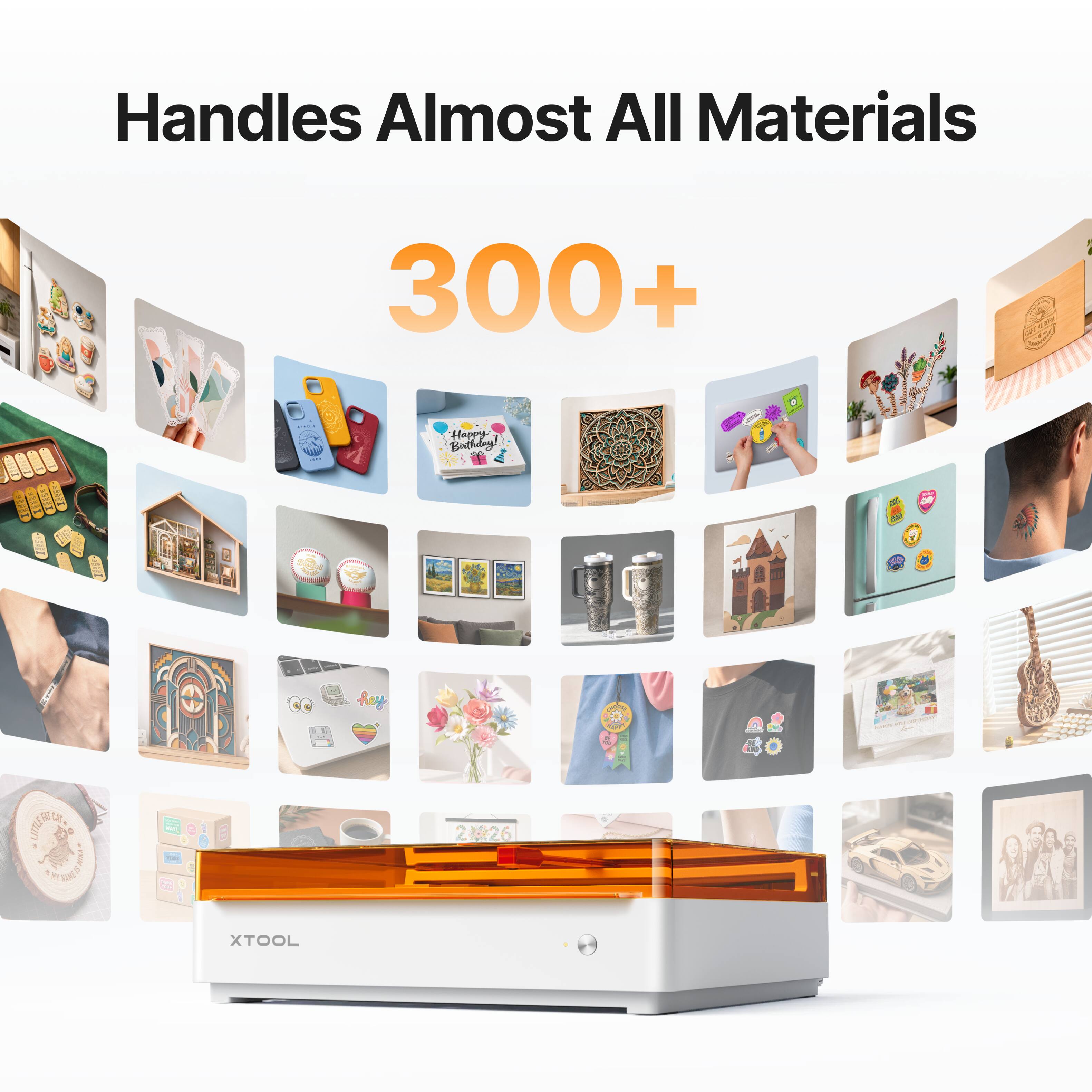 Handles Almost All Materials - 300+  
Happy Birthday  
hey NP A UIE 2 t 2 2126 XTOOL