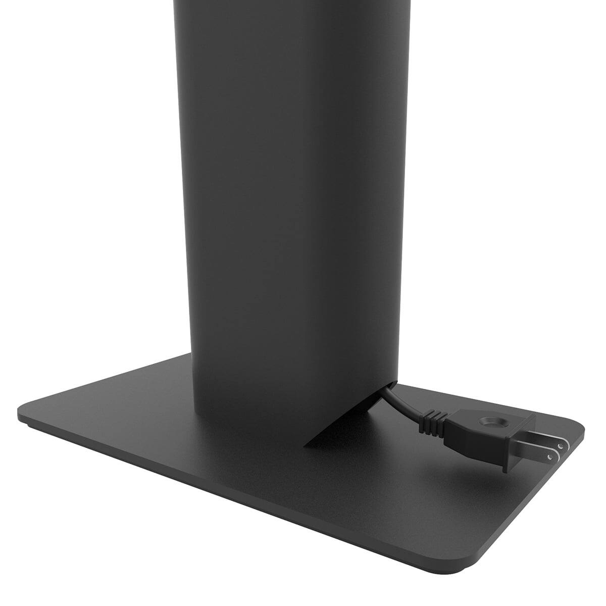 Alt View 9. Kanto - 9" Universal Desktop Speaker Stands with Cable Management, Pair - Black.