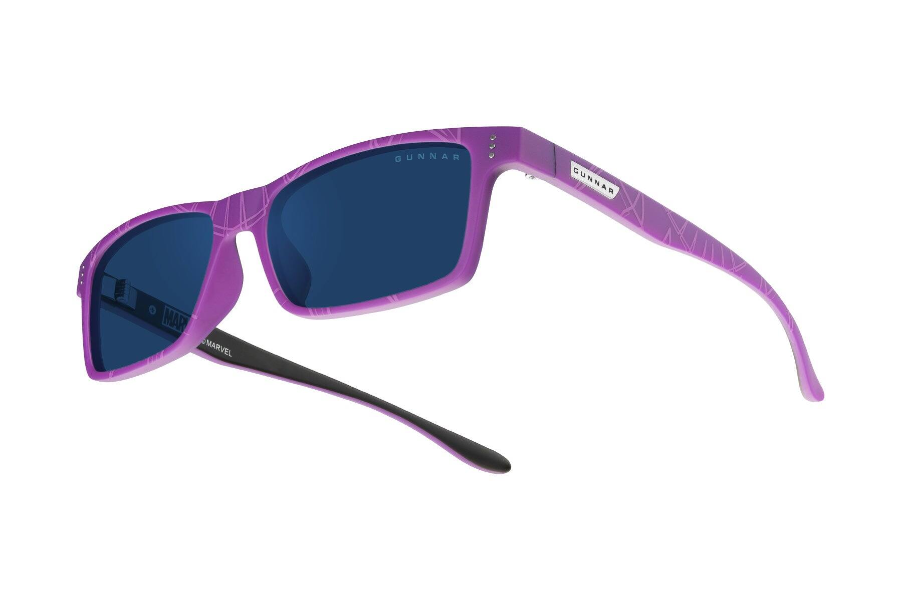 Alt View 9. GUNNAR - GUNNAR Gaming Glasses  - Marvel Cruz 12+, Black Panther, Amber Neutral Lens - Blue Light Blocking, Relieve Dry Eye - Black Panther.