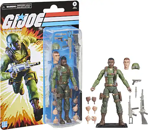 CHOKING HAZARD—Small parts. WARNING: Not for children under 3 years.
GI JOE
G.I. JOE TROOPER
4+