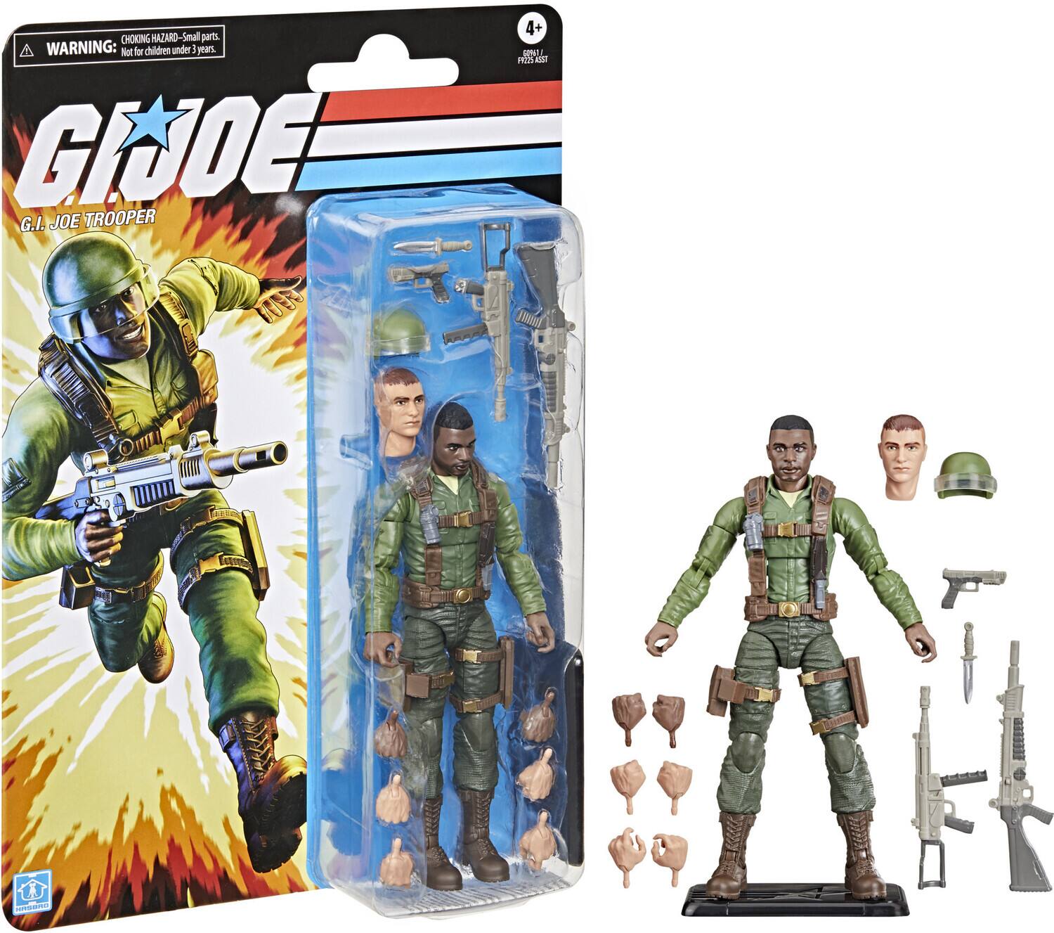 Hasbro Collectibles - G.I. Joe - Classified Series - Retro Cardback G.I. Joe Trooper - COLLECTIBLES