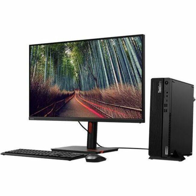 Alt View 4. Lenovo - Lenovo ThinkCentre M75s Gen 5 12TA0017US Desktop Computer - AMD Ryzen 7 PRO 8700G - 32 GB - 512 GB SSD - Small Form - Black.