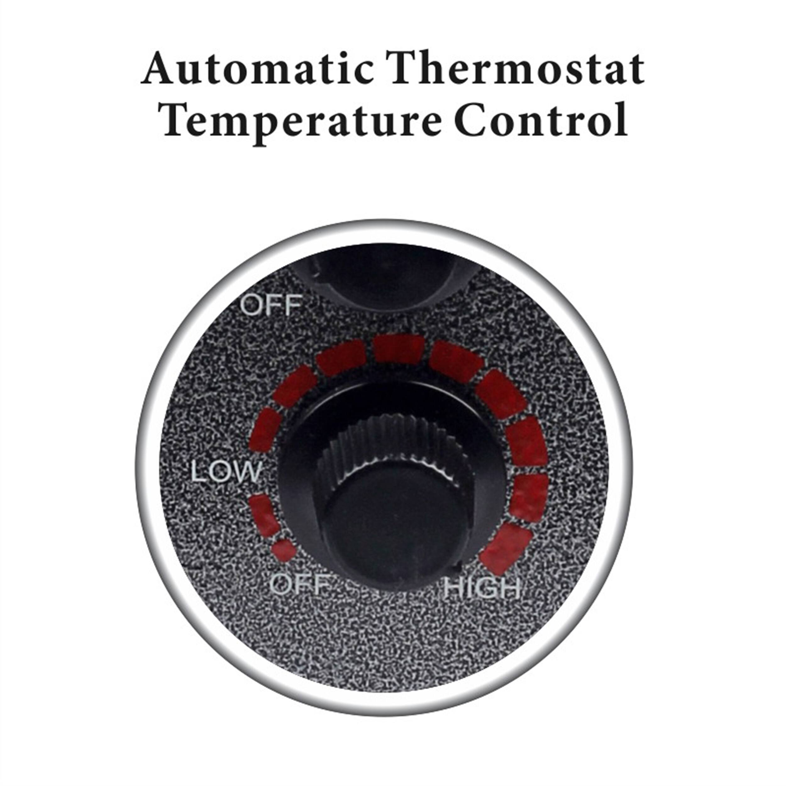 Automatic Thermostat Temperature Control OFF LOW OFF HIGH