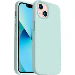 Entronix - iPhone 14 Soft-Touch Liquid Silicone Case - Perfect Fit and Protection - Teal