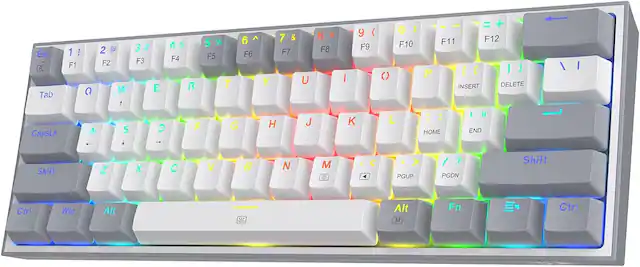 Esc 1! F1 2 @ F2 3 # F3 4 $ F4 5 % F5 6 ^ F6 7 & F7 8 * F8 9 ( F9 0 ) F10 - _ F11 + = F12 Tab Q W E R T Y U I O P CapsLk A S D F G H J K L Shift Z X C V B N M Shift Ctrl Win Alt Fn Alt M
