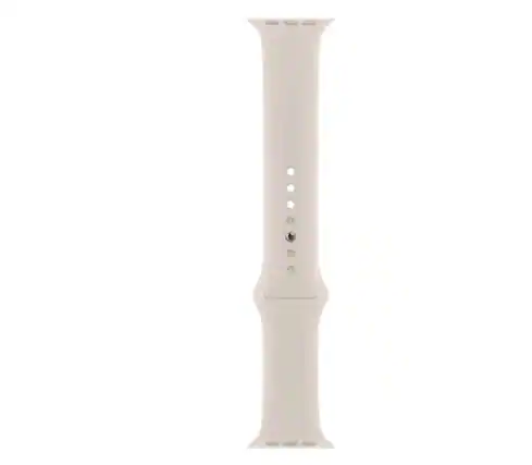 Front. Apple - Apple Sport Band for Watch Series 8 - Starlight Size (41mm) M/L - Starlight.