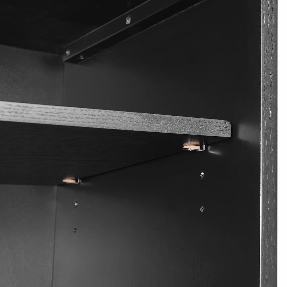 Alt View 10. Crosley Furniture - Brody Record Storage Sideboard - Black.
