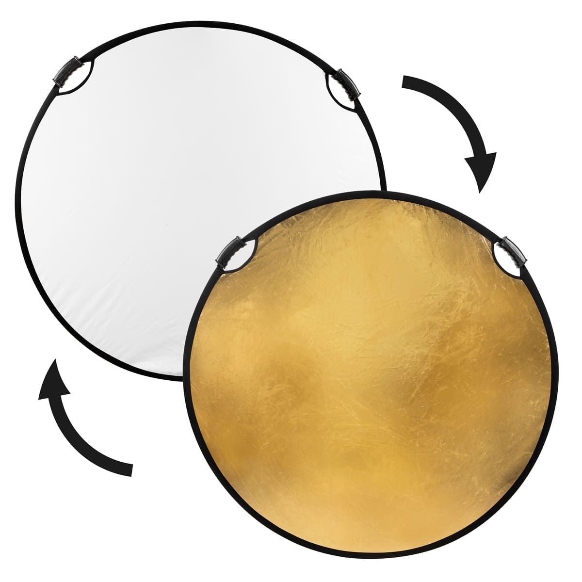 "Glow - Circular Collapsible Reflector with Handles (52"", Gold/White)" price history on PriceWatchPro