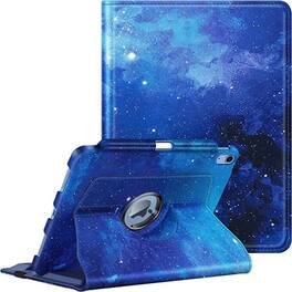 Kitcheniva - Smart Rotating Case For iPad A16 11th 2025 And iPad 10th 2022 Stand Cover - Starry Sky