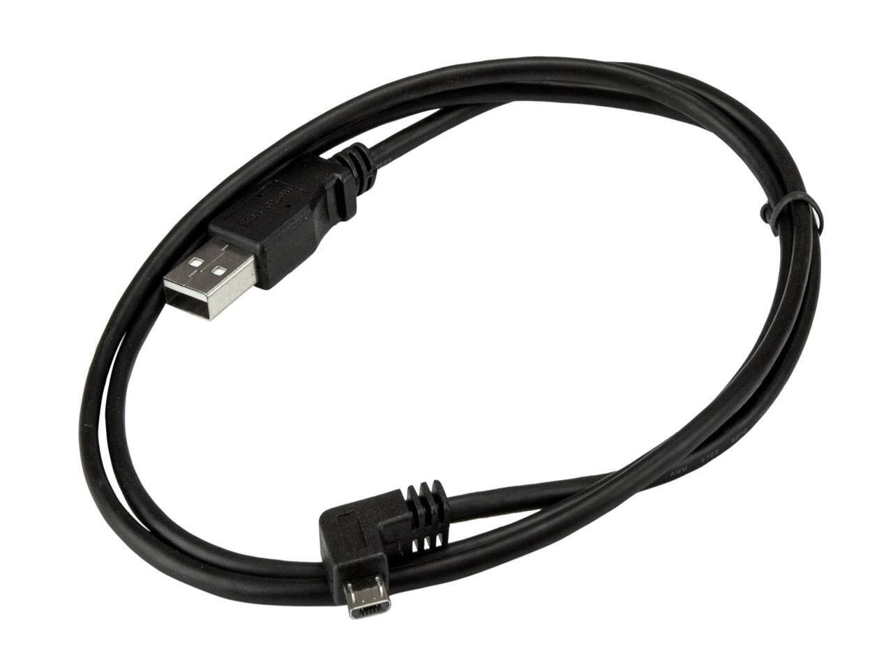 Alt View 4. StarTech.com - StarTech.com 1m 3 ft Right Angle Micro-USB Charge-and-Sync Cable M/M - USB 2.0 A to Micro-USB - 28/24 AWG.