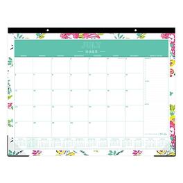 Day Designer for Blue Sky - 2025-2026 Peyton 22" x 17" Academic Monthly Desk or Wall Calendar - Multicolored
