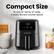 Compact Size
At only 10" tall by 10" wide, it easily fits any counter space
