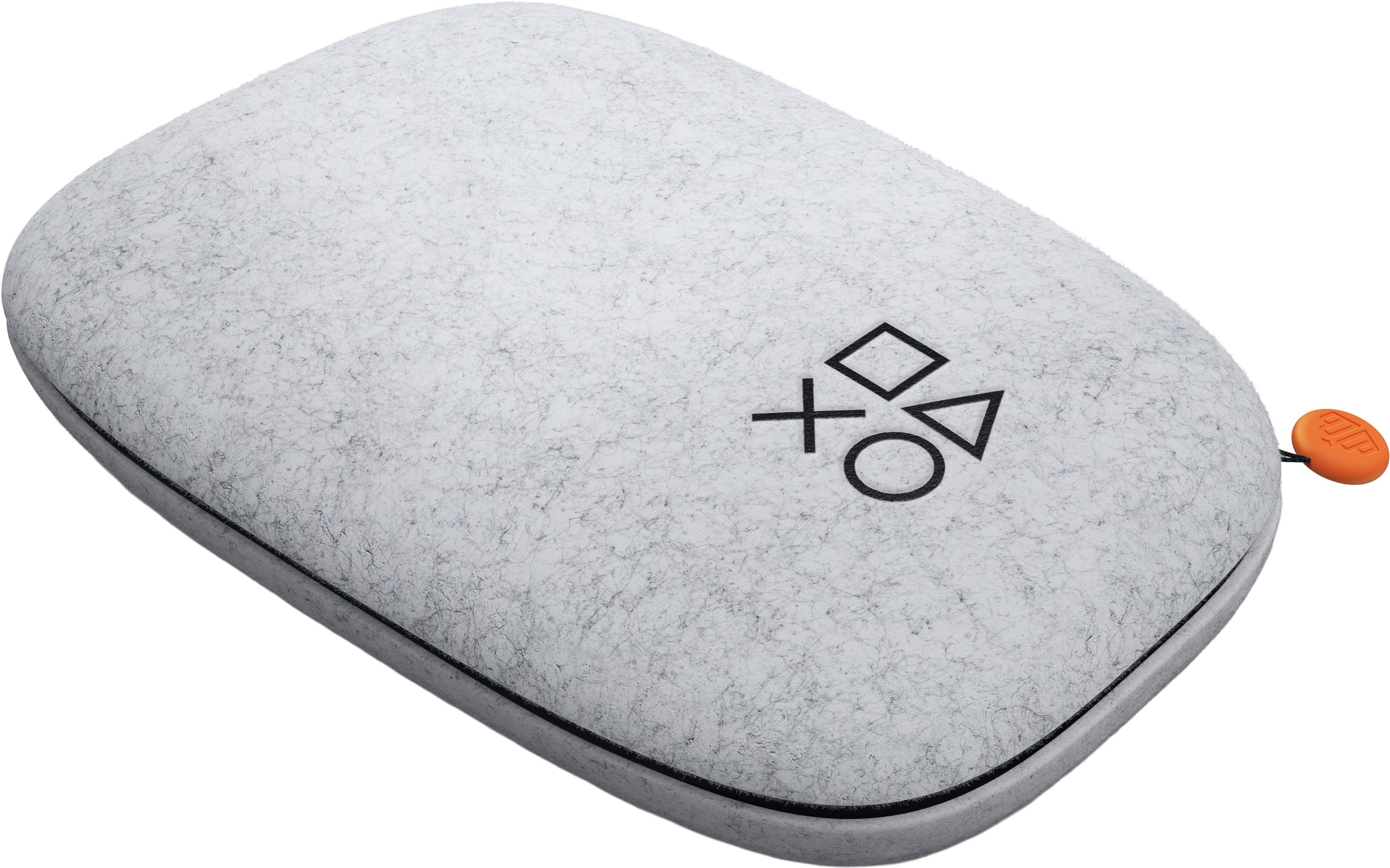 Front. Backbone - Universal Carrying Case – PlayStation Edition – Compatible with All Backbone Controllers - White.