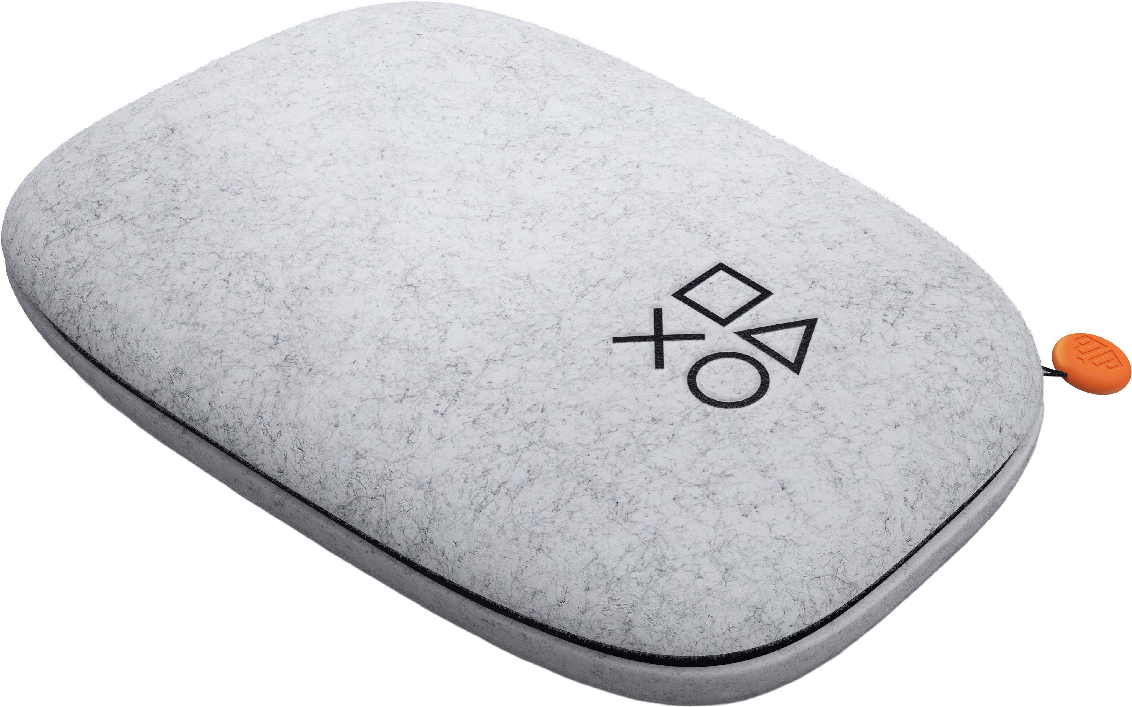 Front. Backbone - Universal Carrying Case – PlayStation Edition – Compatible with All Backbone Controllers - White.