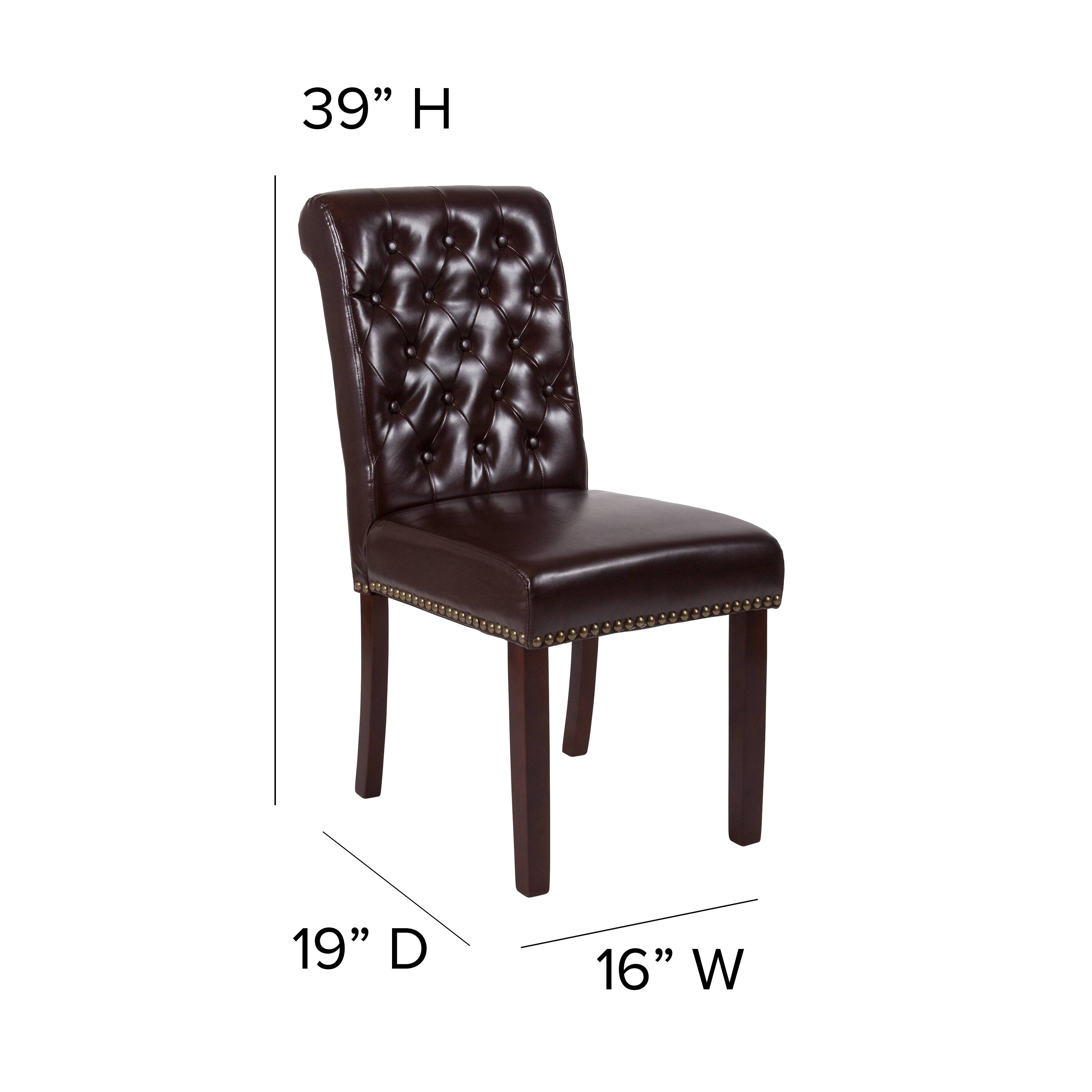 39" H  
19" D  
16" W