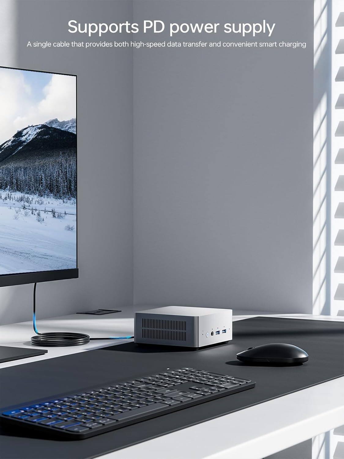 Minisforum UN1250 Mini Desktop PC Intel Core i5 1250P 16GB Memory