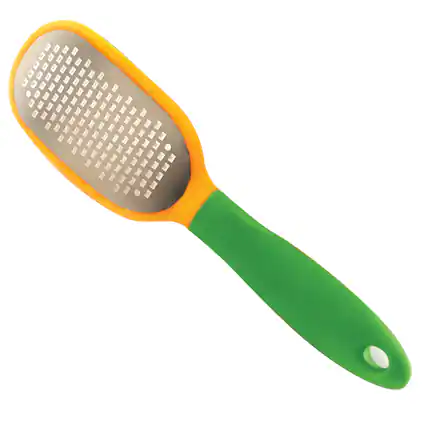 Front. Norpro - Grip-EZ Citrus Grater with Sheath, Great for Lemon, Lime, Orange Zest - Green.