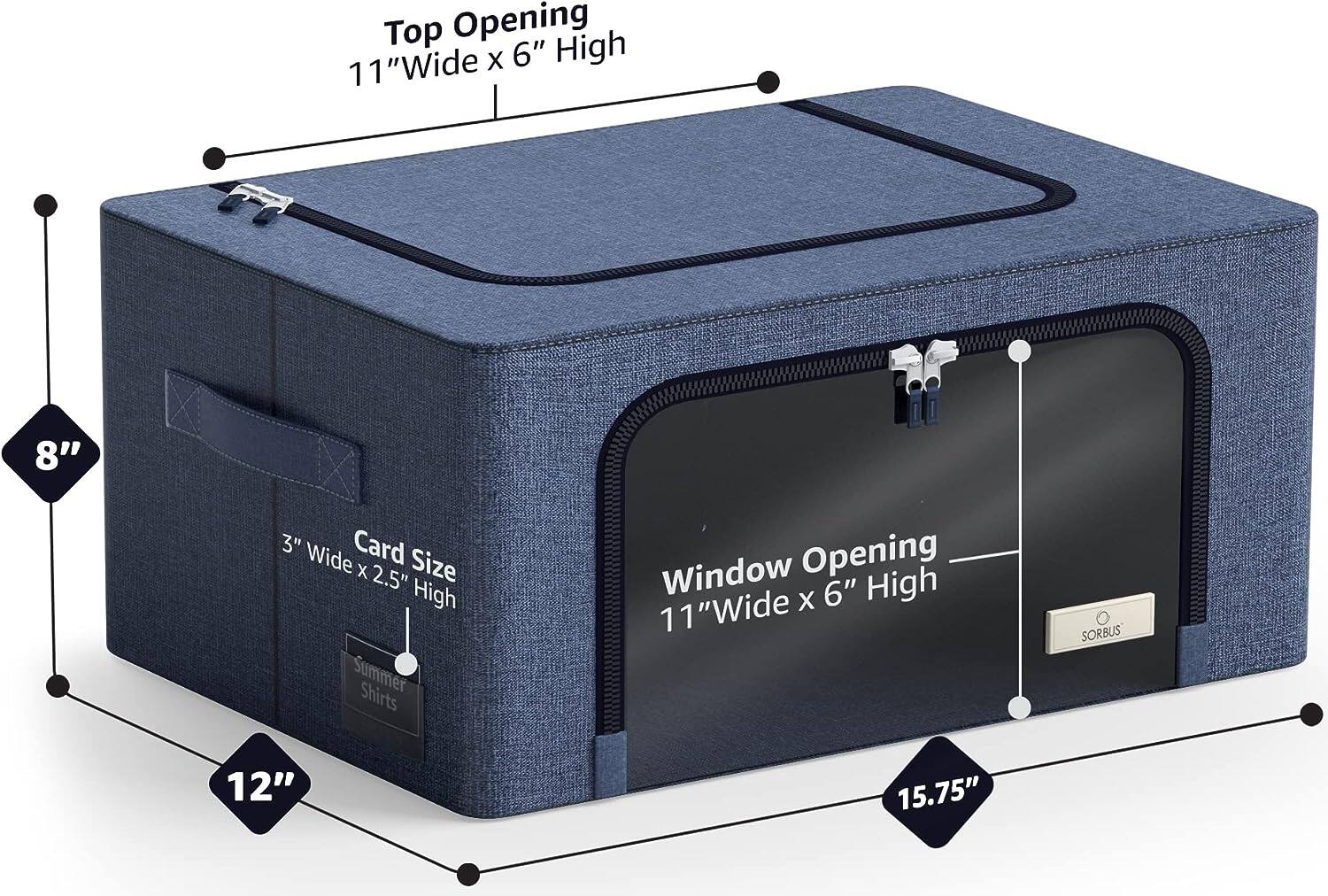 Top Opening  
11" Wide x 6" High  

Window Opening  
11" Wide x 6" High  

Card Size  
3" Wide x 2.5" High  

Summer Shirts  

12"  
8"  
15.75"