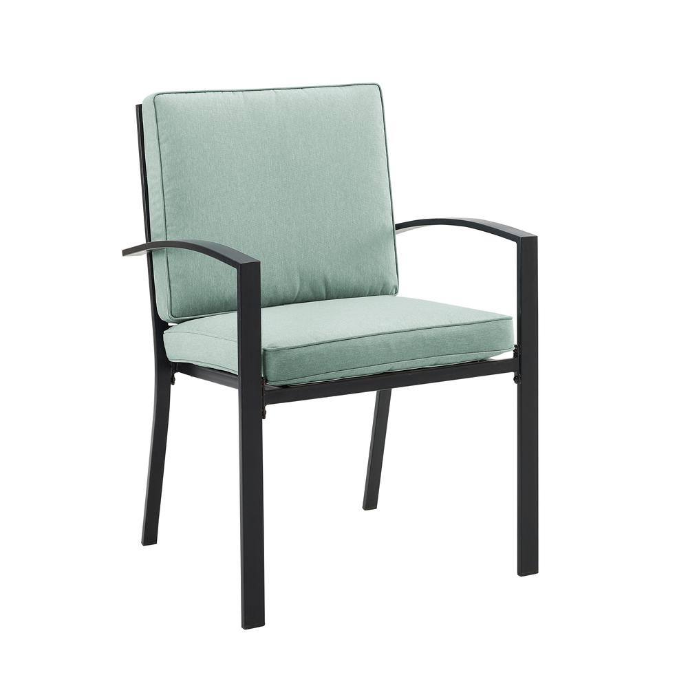 Alt View 4. Crosley Furniture - Kaplan 2Pc Outdoor Dining Chair Set - 2 Chairs - Mist.