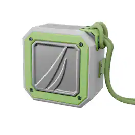 Nautica - S100 Bluetooth Portable Speaker, Waterproof Wireless Speaker, Loud Sound, Clear Audio, 15-Hour Playtime - Gray-Green