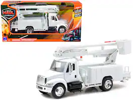 International 4200 Line Maintenance Service Truck "Long Haul Trucker" Series 1/43 Diecast Model by New Ray - White
