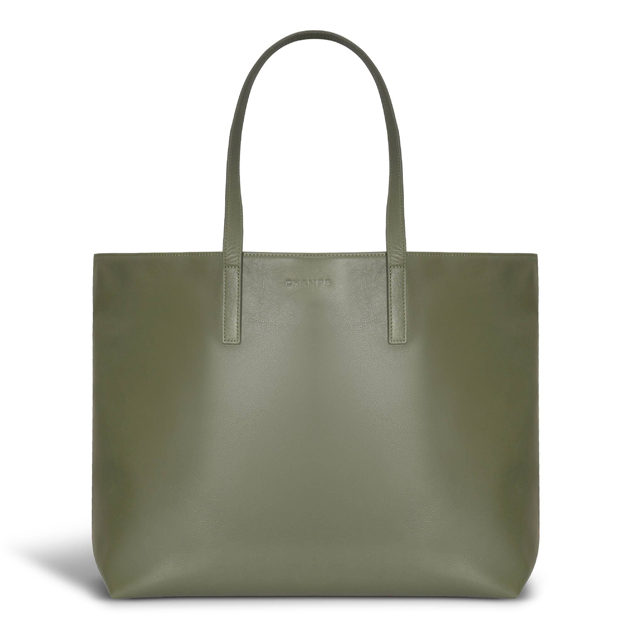 Front. Champs - OB-414-KHAKI (OPEN TOTE) - Khaki.
