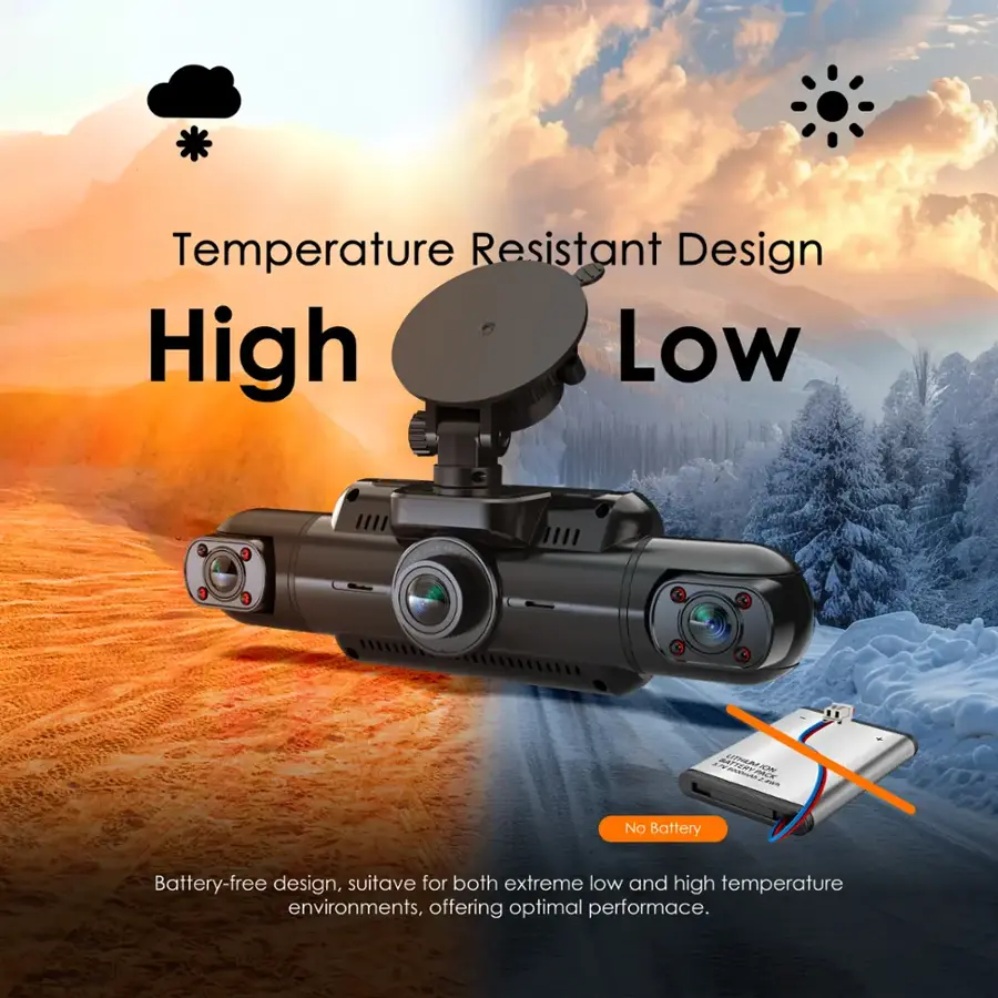 Temperature Resistant Design High Low N Battery-free design, suitable for both extreme low and high temperature environments, offering optimal performance.