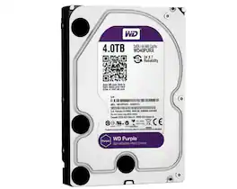 Western Digital - WD40PURX Purple 4TB Surveillance Hard Drive SATA