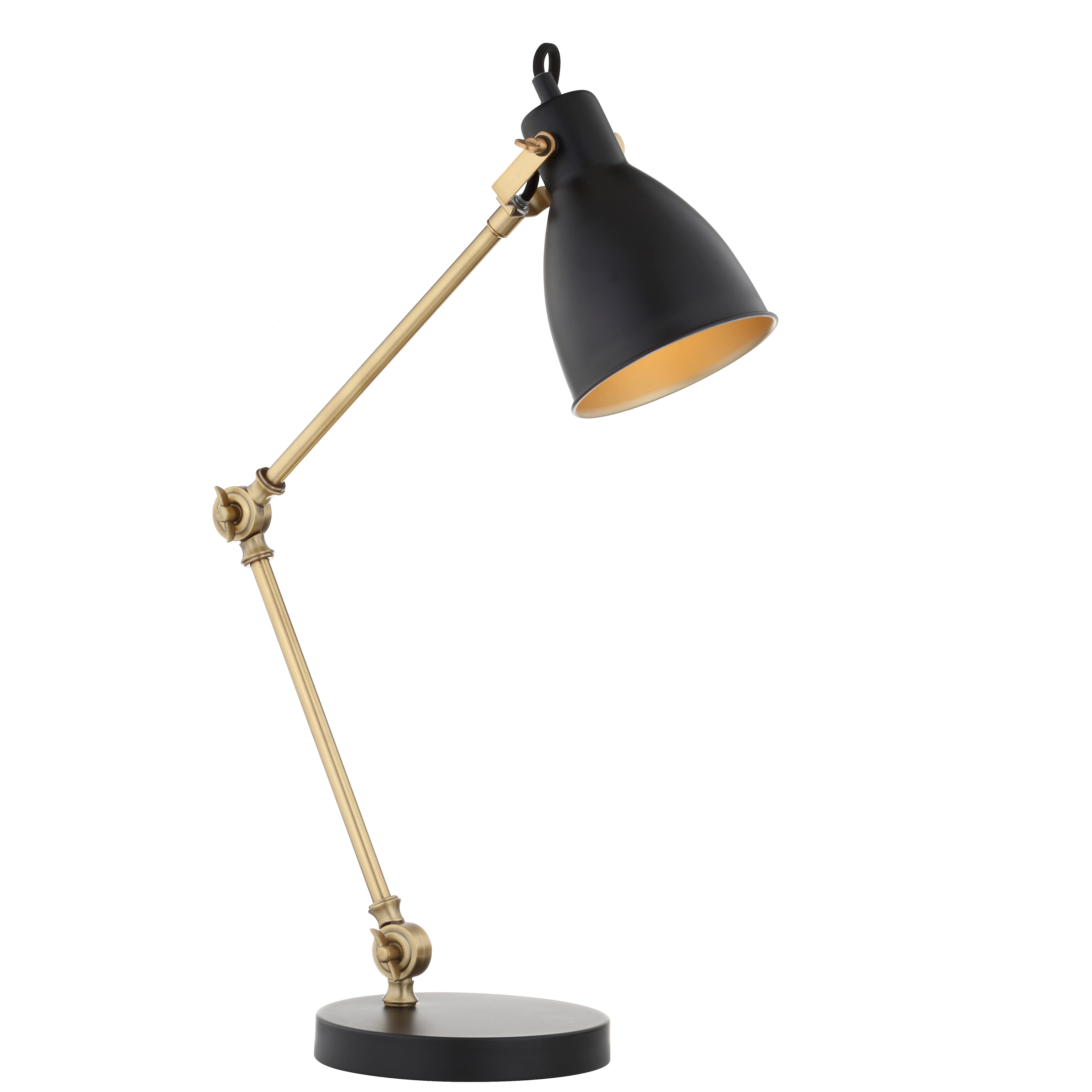 "Jonathan Y - Barnes 24"" LED Metal Task Lamp, Black/ - Brass Gold" price history on PriceWatchPro