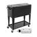 Alt View 5. VEVOR - 80 Quart Rolling Ice Chest, Holds up to 50 Bottles / 110 Cans, Portable Patio Party Bar Drink Cooler Cart - Black.