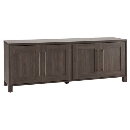 Angle. Hudson&Canal - Chabot TV Stand for Most TVs up to 75" - Alder Brown.