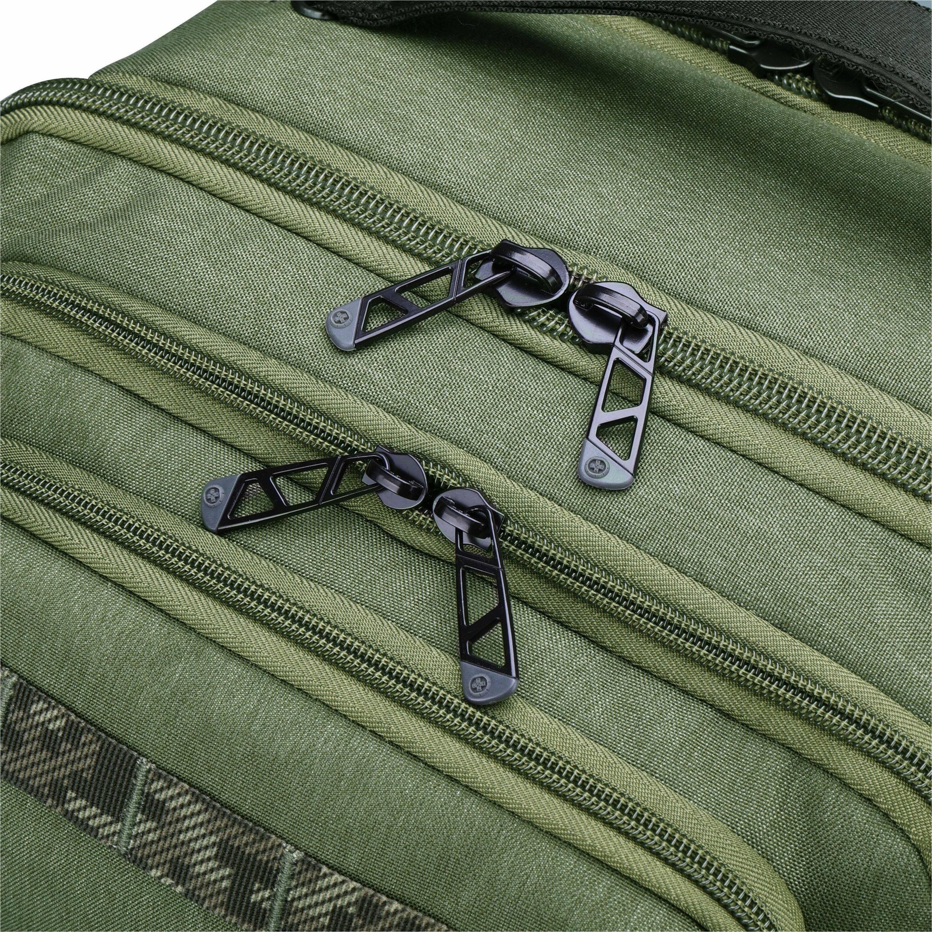 Alt View 28. Swissdigital Design - BERG PRO TSA-Friendly Backpack With USB Charging Port  RFID Protection and Fits Up to 17″ Laptop - Dark Green.