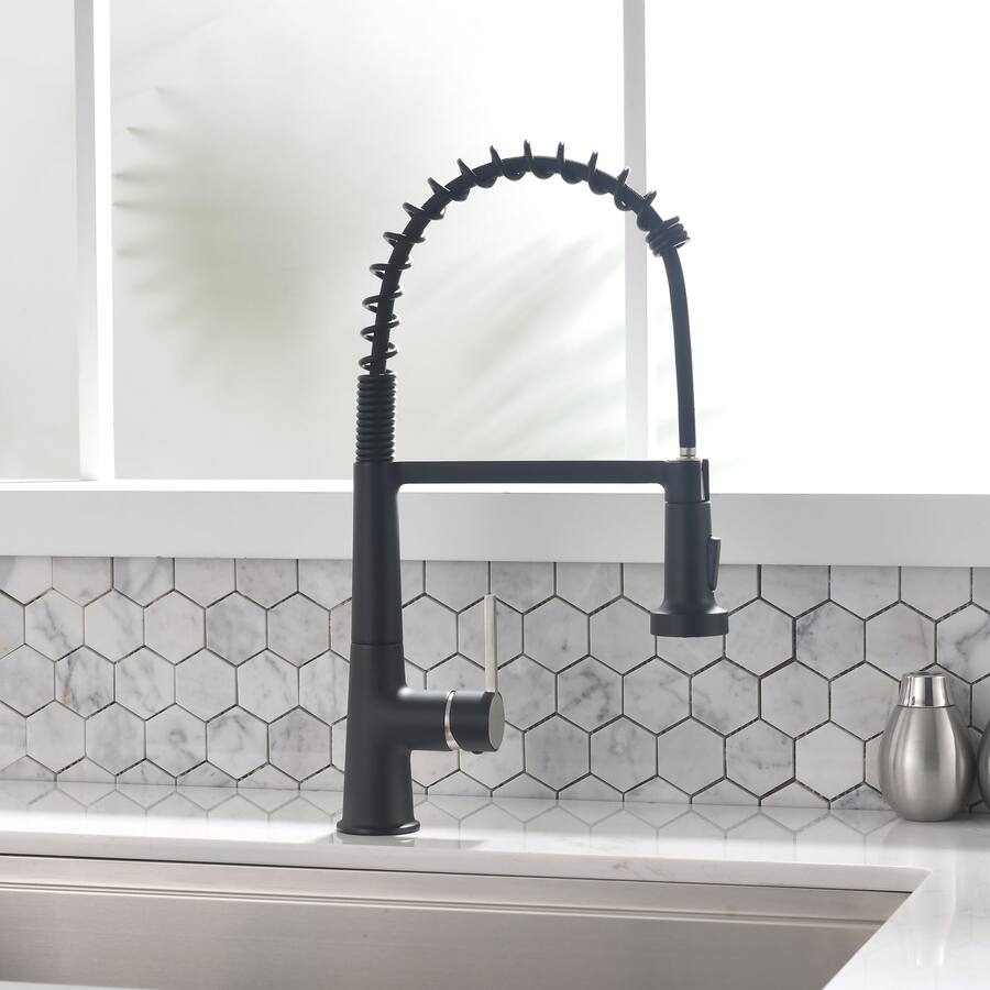 Spray Pattern Testing Boyel Living 2 Spray Patterns 1.8 GPM Single Handle No Sensor Pull Down ...