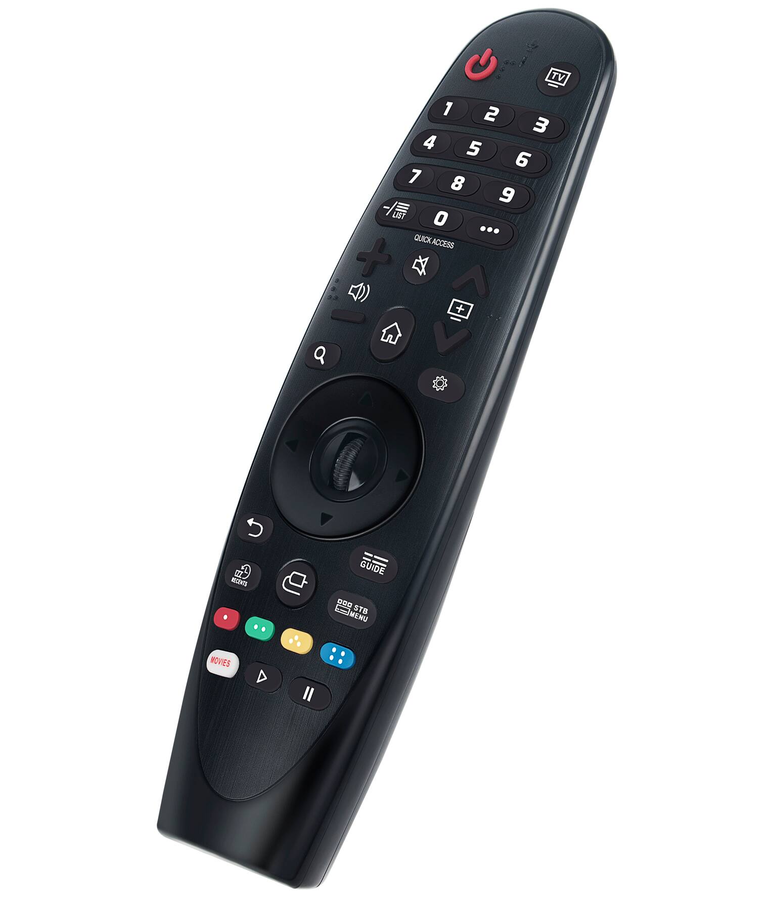 TV 1 2 3 4 5 6 7 8 9 LIST 0 QUICK ACCESS GUIDE STB MENU NOVIES