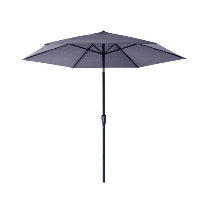 Angle. Living Accents - Living Accents Davenport 9 ft. Tiltable Blue Patio Umbrella.