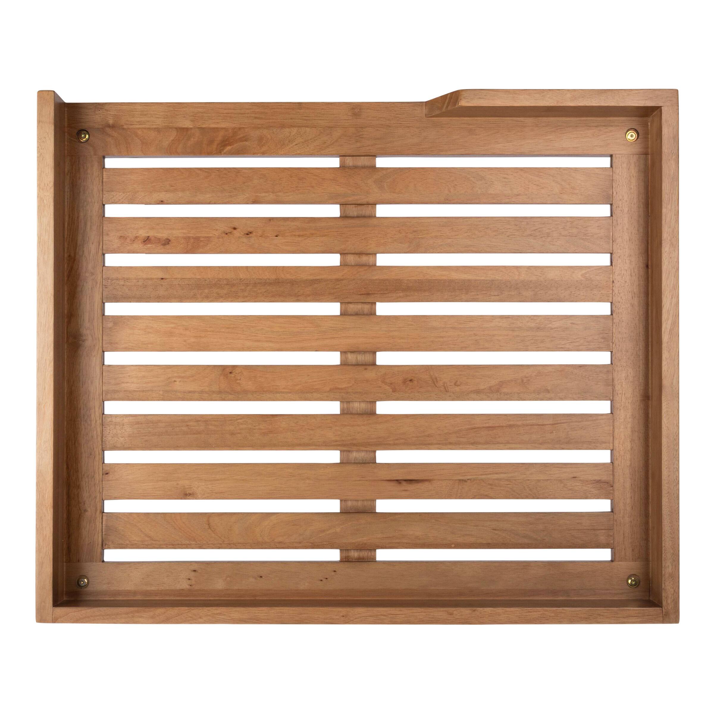 Back. PetMaker - 36x29.5 Elevated Dog Bed with Cushion - Natural.