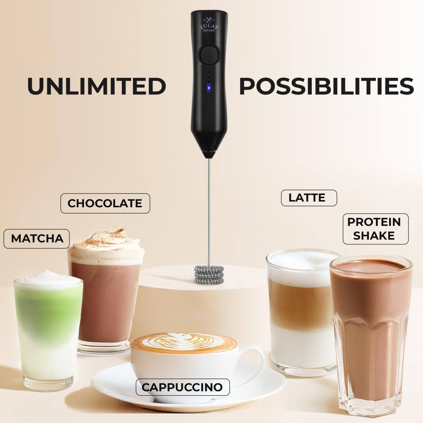 LULAY  
UNLIMITED POSSIBILITIES  
CHOCOLATE LATTE MATCHA PROTEIN SHAKE CAPPUCCINO