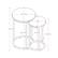 Alt View 12. CorLiving - Fort Worth Nesting Side Table - Light Brown.