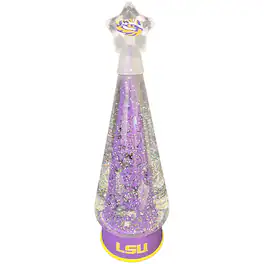 Santa's Workshop - LSU Tigers 12" Tree Globe - Yellow