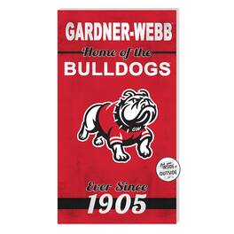 Jardine - Gardner-Webb Bulldogs 11'' x 20'' Home Of The Sign - Red