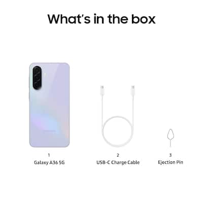 Samsung Galaxy A36 5G 128GB (Unlocked) Awesome Lavender SM Samsung Galaxy A36 5G 128GB (Unlocked) Awesome Lavender SM