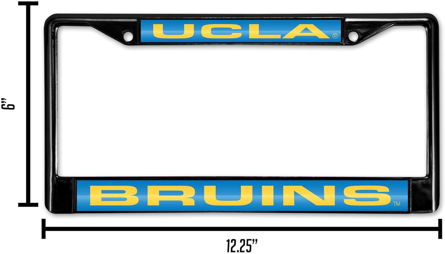 UCLA  
BRUINS  

6"  
12.25"