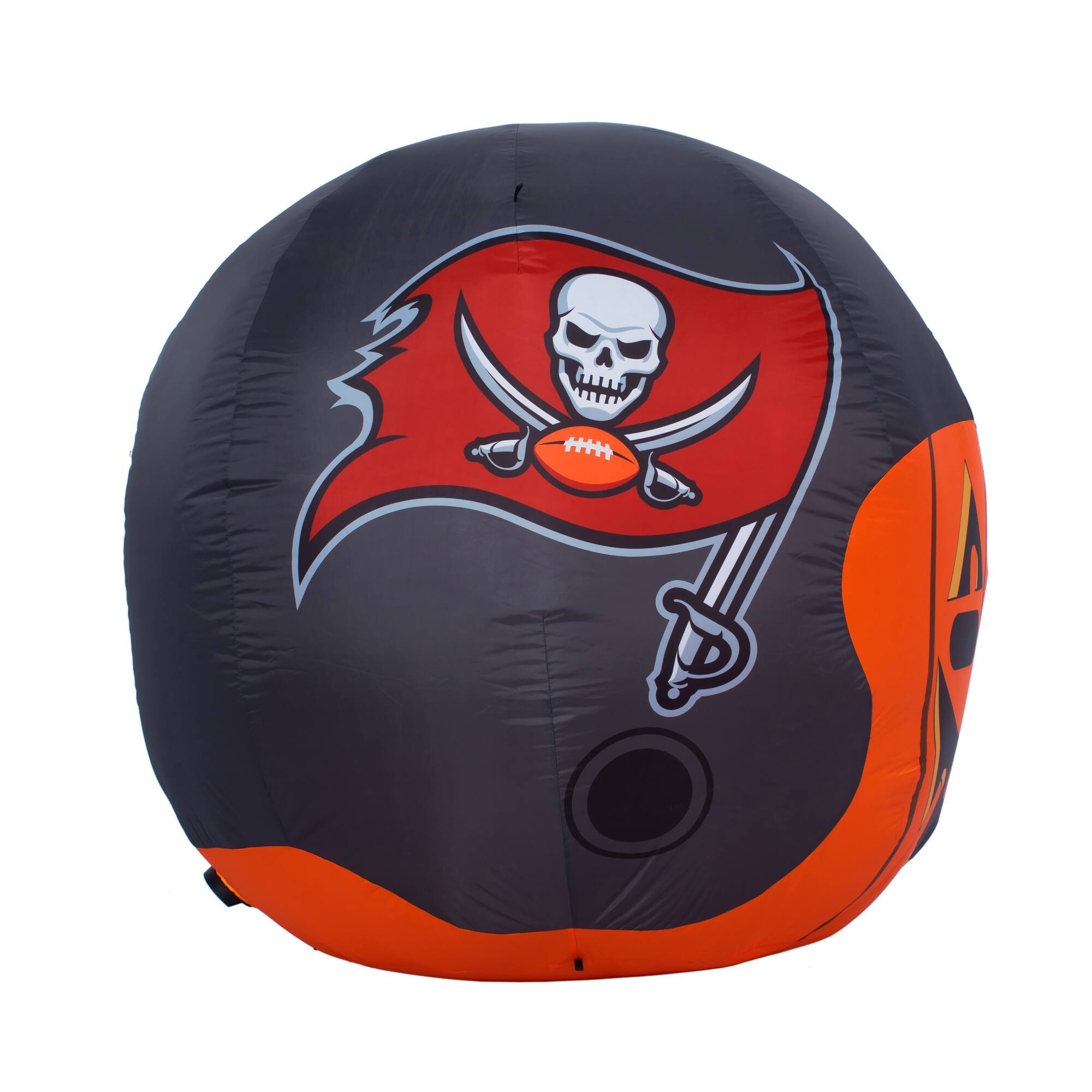 Alt View 2. Sporticulture - Tampa Bay Buccaneers 4' Inflatable Jack-O'-Helmet - Multicolor.