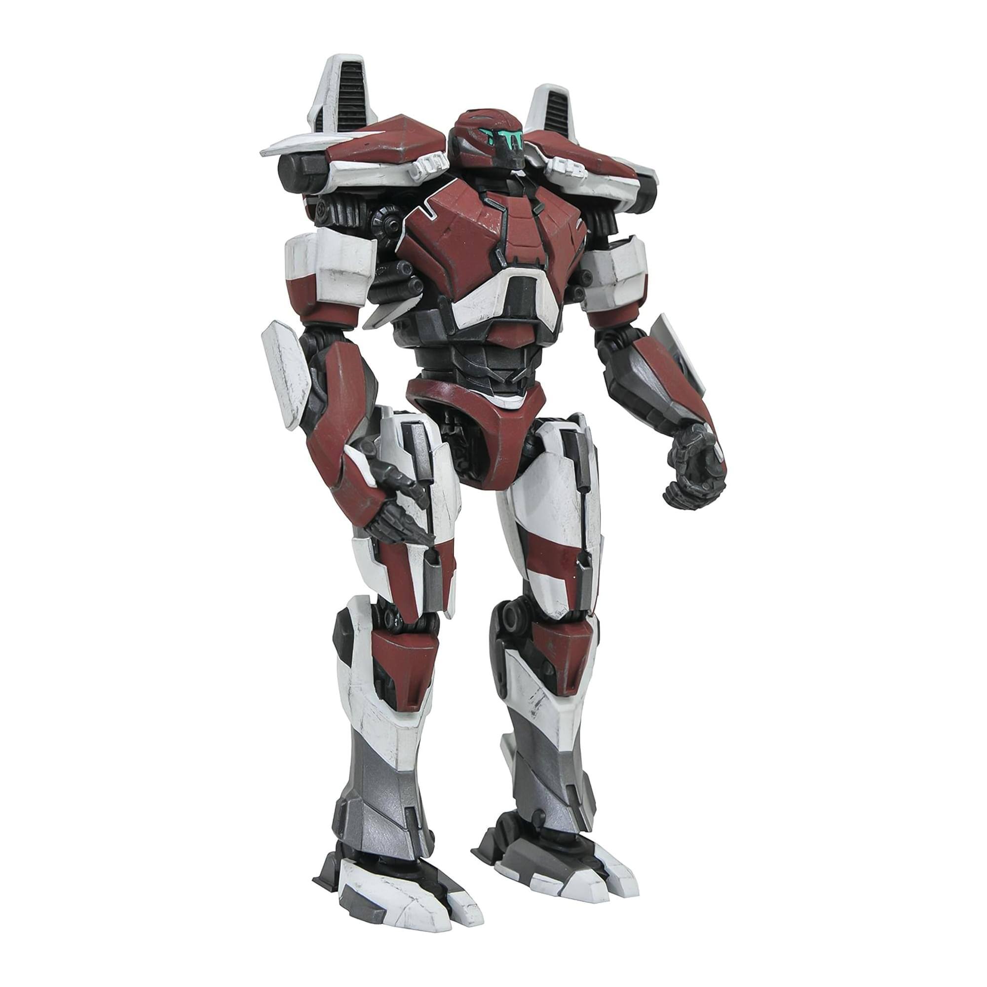 Front. Pacific Rim - Pacific Rim 2 Deluxe 8 Inch Action Figure | Guardian Bravo - Red.