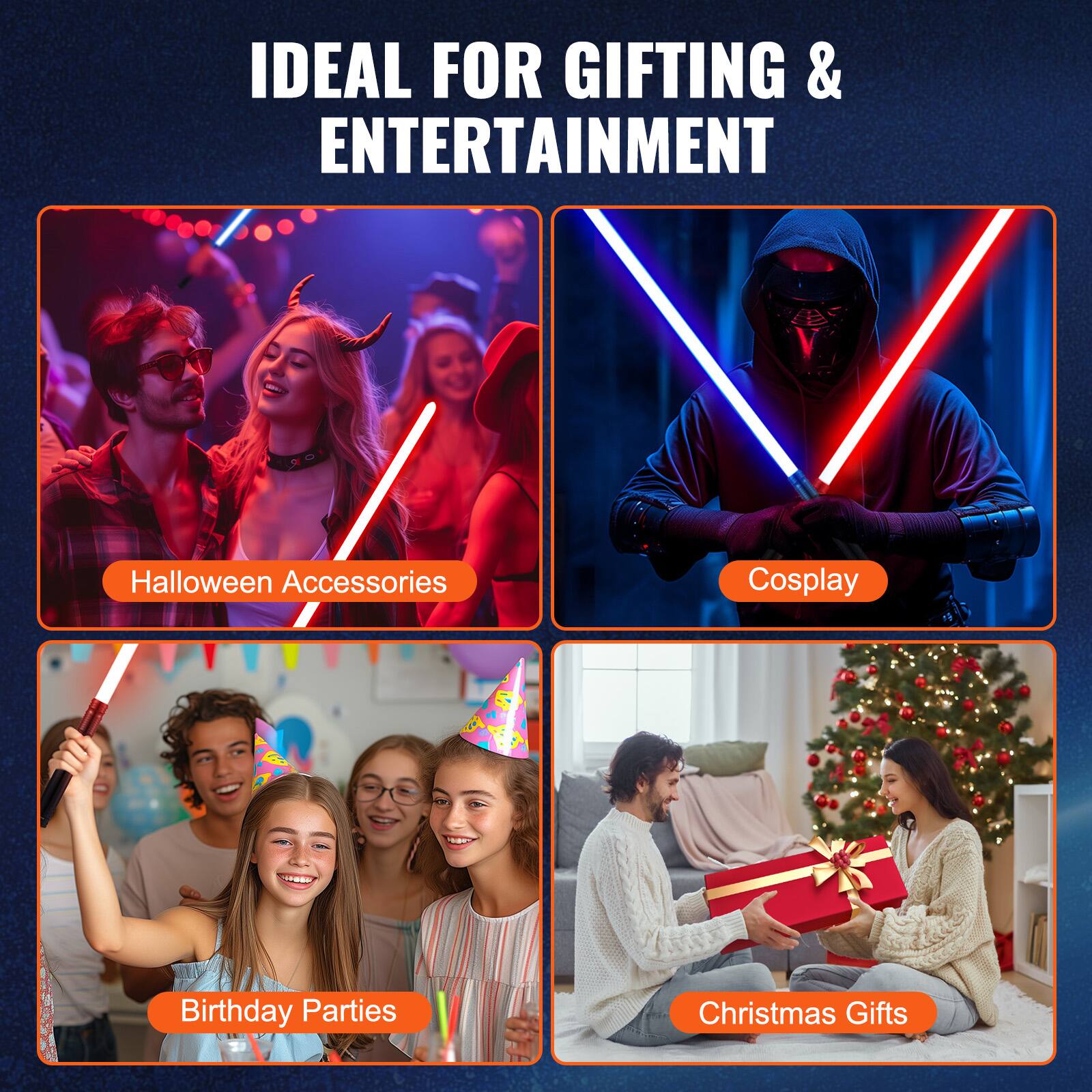 IDEAL FOR GIFTING & ENTERTAINMENT

- Halloween Accessories
- Cosplay
- Birthday Parties
- Christmas Gifts