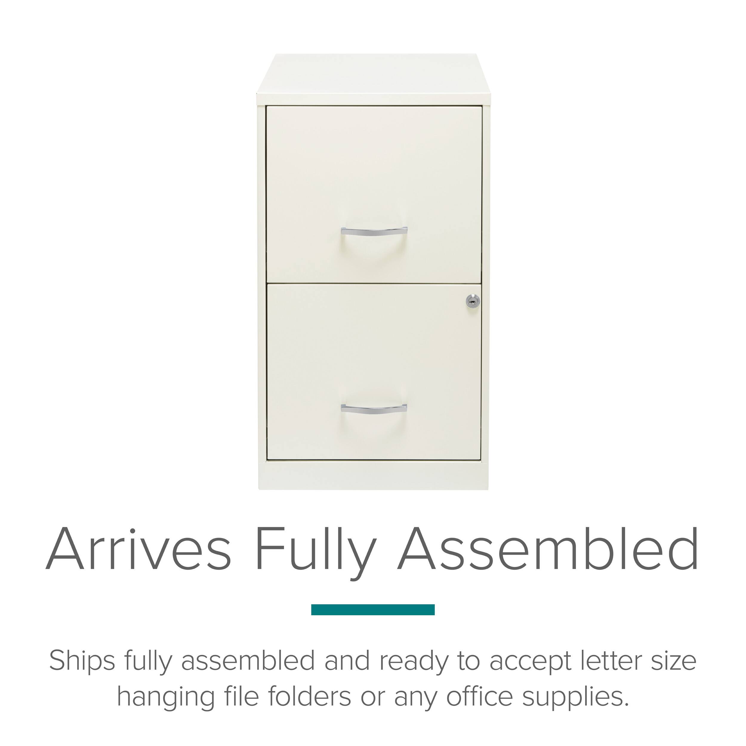 Arrives Fully Assembled

Ships fully assembled and ready to accept letter size hanging file folders or any office supplies.